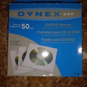 5 for $20 NWT Dynex 50 CD/DVD Sleeves